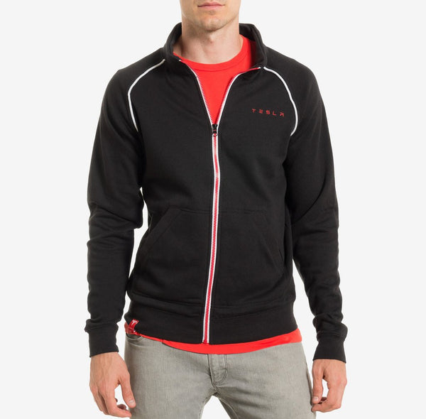 Unisex Black Track Jacket