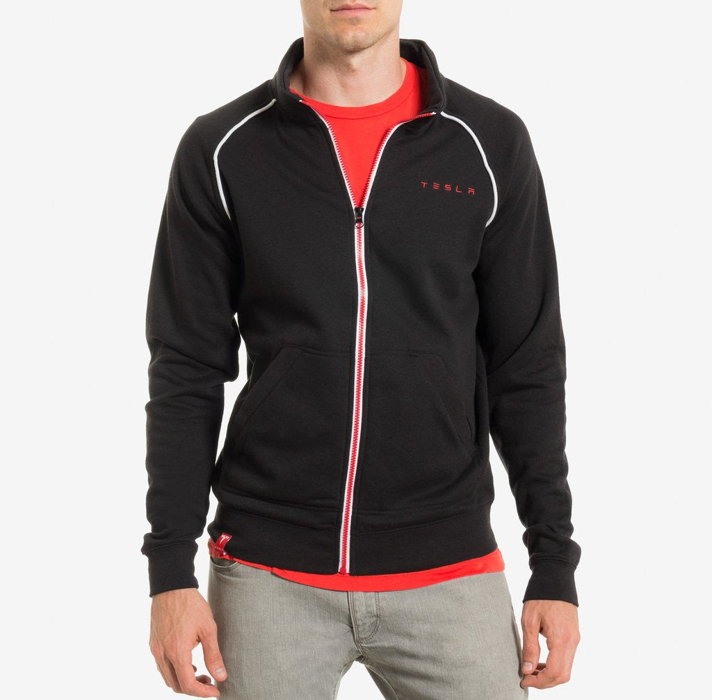 Unisex Black Track Jacket